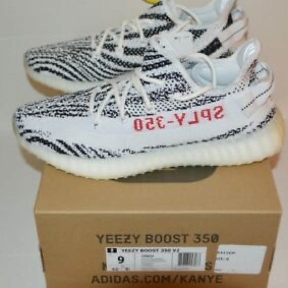 Brand New Adidas Zebra Yeezy Boost 350 - Picture 4 of 4